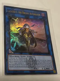 Yugioh Galatea-I, the Orcust Automaton BLMM-EN053 Emblazoned Ultra NM Stamped - Image 2