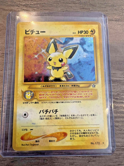 Pichu - No. 172 - Japanese Pokemon Card - Neo Genesis - Holo Rare LP - Image 3