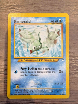 Remoraid Neo Destiny 80/105 Pokemon Card - Near Mint Vintage 2000 - Image 1