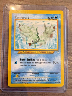 Remoraid Neo Destiny 80/105 Pokemon Card - Near Mint Vintage 2000 - Image 3