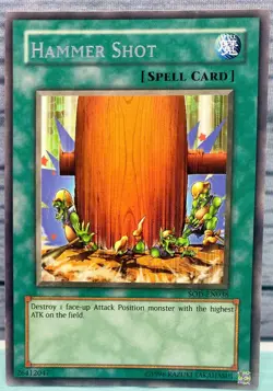 Yu-Gi-Oh! - Hammer Shot - Rare - Lightly Played - SOD-EN038 - YuGiOh - Image 1