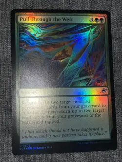 MTG Pull Through The Weft Edge of Eternities Foil Uncommon 0202 EOE - Image 1