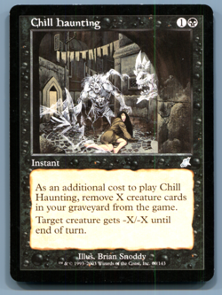 MTG Chill Haunting Scourge #60 SCG Uncommon - Image 1