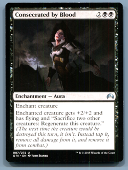 MTG Consecrated by Blood Magic Origins #87 ORI Uncommon - Image 1