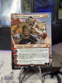 Lukka, Coppercoat Outcast (Borderless) #276 Ikoria Regular Mythic MTG - Image 1