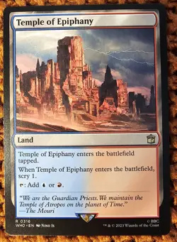 ✨Temple of Epiphany✨ MTG | Universes Beyond: Doctor Who | NM/M | R 0316 - Image 1