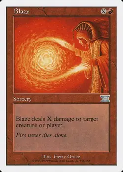 MTG - Blaze - Classic Sixth Edition - X1 - (LP) - - Image 1
