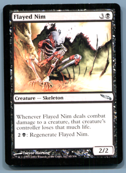 MTG Flayed Nim Mirrodin #65 MRD Uncommon - Image 1