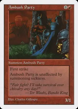 MTG - Ambush Party - Fifth Edition - X1 - (LP) - - Image 1