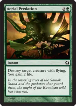 Aerial Predation -Foil Medium Play MTG Return to Ravnica - Image 1