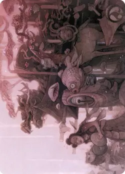 🧙March Of Burgeoning Life 29/81 Art Series NEO Neon Dynasty MTG - Image 1