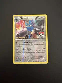 Lucario - 63/124 (Pokemon League) [1st Place] Lightly Played Pokemon Promo - Image 1
