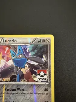 Lucario - 63/124 (Pokemon League) [1st Place] Lightly Played Pokemon Promo - Image 2