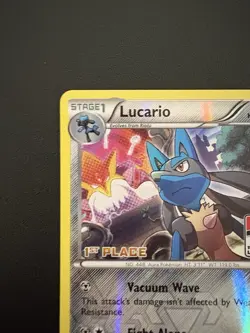 Lucario - 63/124 (Pokemon League) [1st Place] Lightly Played Pokemon Promo - Image 5