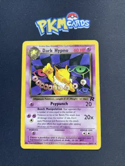 Pokemon TCG Dark Hypno Team Rocket 26/82 Regular Rare MP. - Image 1