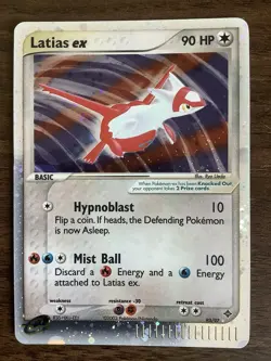 Latias ex 93/ 97 Ex Dragon Holo English Ultra Rare Pokemon - Image 1