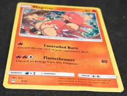 Pokemon TCG McDonald's Promos 2019 3/12 Magmar MP Holo *Played - Image 4