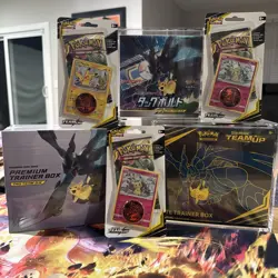 Pokemon SM Team Up ETB- Jap PTB- (3) Single Pack Blister - Tag Team GX Jap Box - Image 1
