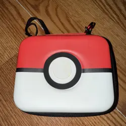 Pokemon Card Trading Storage Box Carry Case - Pokeball Design - Image 1