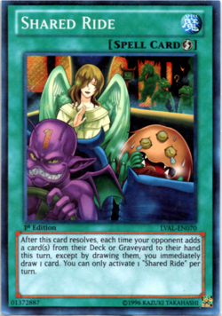 Shared Ride - LVAL-EN070 - Secret Rare - 1st Edition Yugioh - Image 1