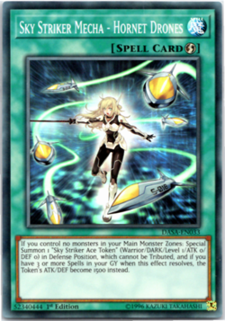 Sky Striker Mecha - Hornet Drones - DASA-EN033 Super Rare 1st Edition Yugioh - Image 1