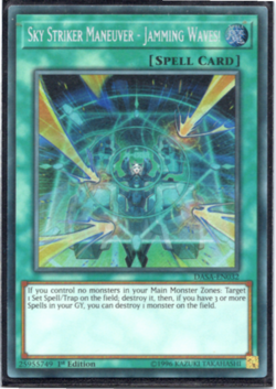 Sky Striker Maneuver - Jamming Waves! DASA-EN032 Secret Rare 1st Edition Yugioh - Image 1