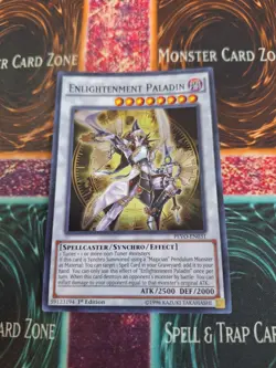 Yugioh Enlightenment Paladin PEVO-EN031 Super Rare 1st Edition Near Mint - Image 1
