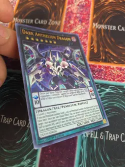 Yugioh Dark Ahthelion Dragon DUOV-EN036 Ultra Rare 1st Edition Near Mint - Image 2