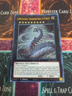 Yugioh Jormungandr, Generaider Boss of Eternity GFP2-EN147 Ultra Rare 1st Ed NM - Image 1