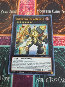Yugioh Inzektor Exa-Beetle BROL-EN084 Ultra Rare 1st Edition Near Mint - Image 1
