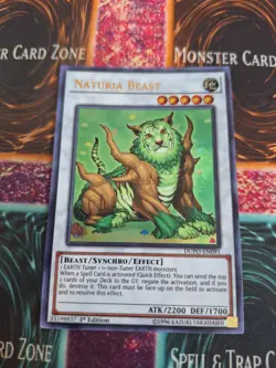 Yugioh Naturia Beast DUPO-EN091 Ultra Rare 1st Edition Near Mint - Image 1