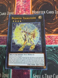 Yugioh Bujintei Tsukuyomi BLLR-EN069 Ultra Rare 1st Edition Near Mint - Image 1