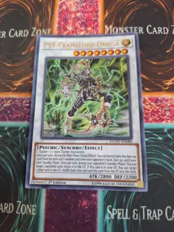 Yugioh PSY-Framelord Omega DUOV-EN080 Ultra Rare 1st Edition Near Mint - Image 1