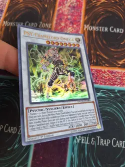 Yugioh PSY-Framelord Omega DUOV-EN080 Ultra Rare 1st Edition Near Mint - Image 2