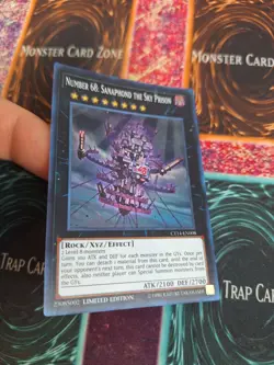 Yugioh Number 68: Sanaphond the Sky Prison CT14-EN008 Super Rare Limited NM - Image 2