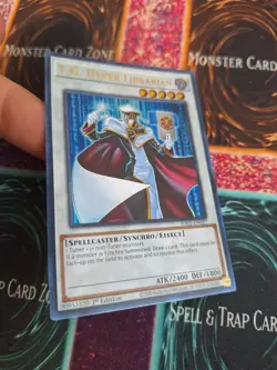 Yugioh T.G. Hyper Librarian RA02-EN027 Ultra Rare 1st Edition Near Mint - Image 2