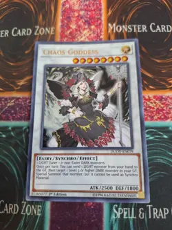 Yugioh Chaos Goddess DUOV-EN079 Ultra Rare 1st Edition Near Mint - Image 1