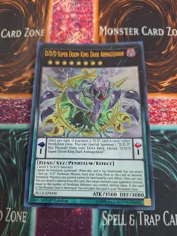 Yugioh D/D/D Super Doom King Dark Armageddon BLLR-EN008 Ultra 1st Edition NM - Image 1