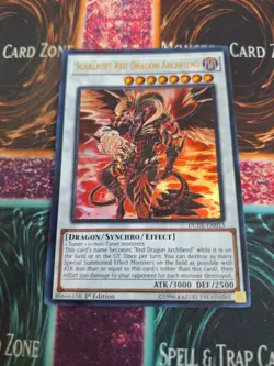 Yugioh Scarlight Red Dragon Archfiend DUDE-EN013 Ultra Rare 1st Edition NM - Image 1