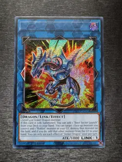 YuGiOh! Striker Dragon RA01 - Error Misprint No Name No Imprint 1st Edition NM - Image 2