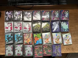 Pokemon TCG ETB Card Sleeves - Lot of 145 Sealed - Image 1
