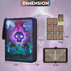 Card Binder for Trading Card Games, Holds 900 Cards, Premium Collector Album, - Image 3