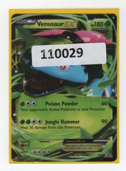 (110029) VENUSAUR EX XY28 Black Star Holofoil Promo Card - Image 1