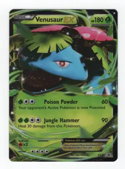 (110029) VENUSAUR EX XY28 Black Star Holofoil Promo Card - Image 2