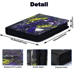 990 Large Capacity Card Binder For Yugioh trade Cards,9-Pocket Card Holder wi... - Image 2
