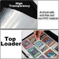990 Large Capacity Card Binder For Yugioh trade Cards,9-Pocket Card Holder wi... - Image 5