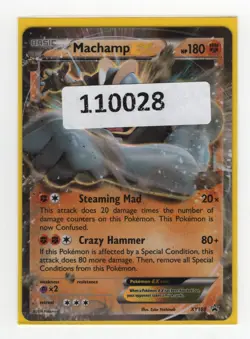 (110028) MACHAMP EX XY108 Black Star Holofoil Promo Card - Image 1
