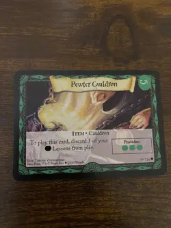 Pewter Cauldron 99/116 - Harry Potter Trading Card Game TCG Nice 2001 - Image 1