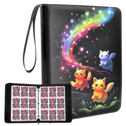 Card Binder for Trading Cards | 9 Pocket with 50 Sleeves up to 900 Cards | Ho... - Image 1