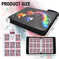 Card Binder for Trading Cards | 9 Pocket with 50 Sleeves up to 900 Cards | Ho... - Image 3